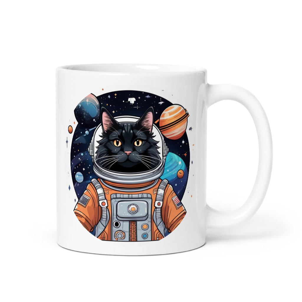 PugMug Custom Black Maine Coon Cat Mug