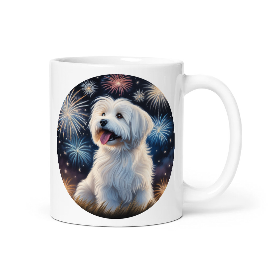 PugMug Custom White Havanese Dog Mug