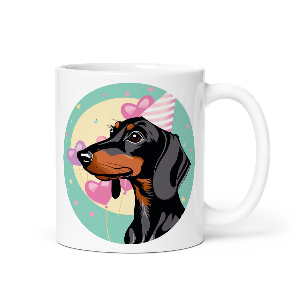PugMug Custom Black Dachshund Mug