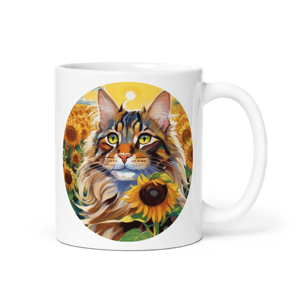 PugMug Custom Tabby Maine Coon Cat Mug