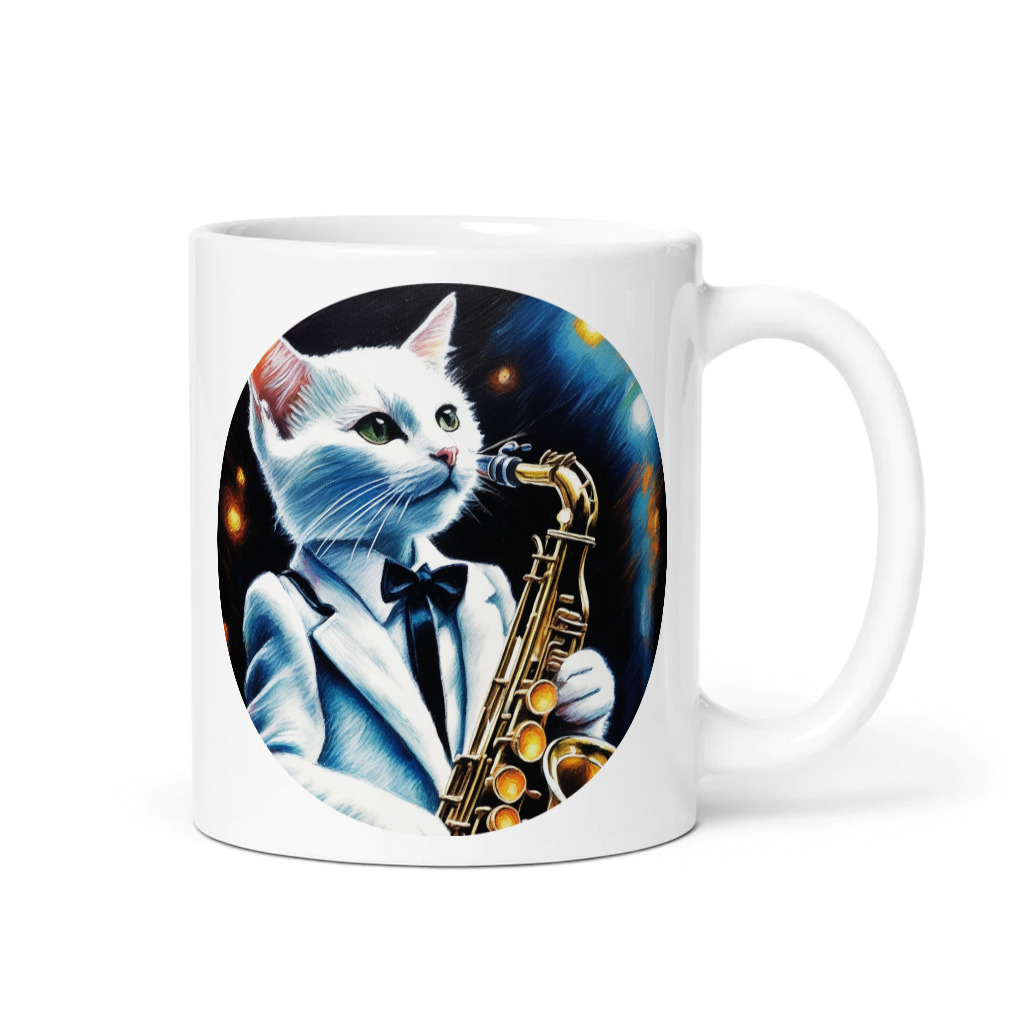 PugMug Custom White Companion Cat Mug