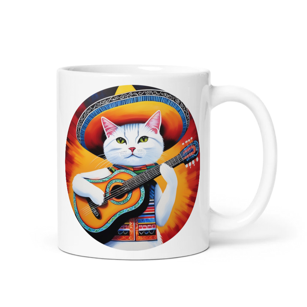 PugMug Custom White Companion Cat Mug