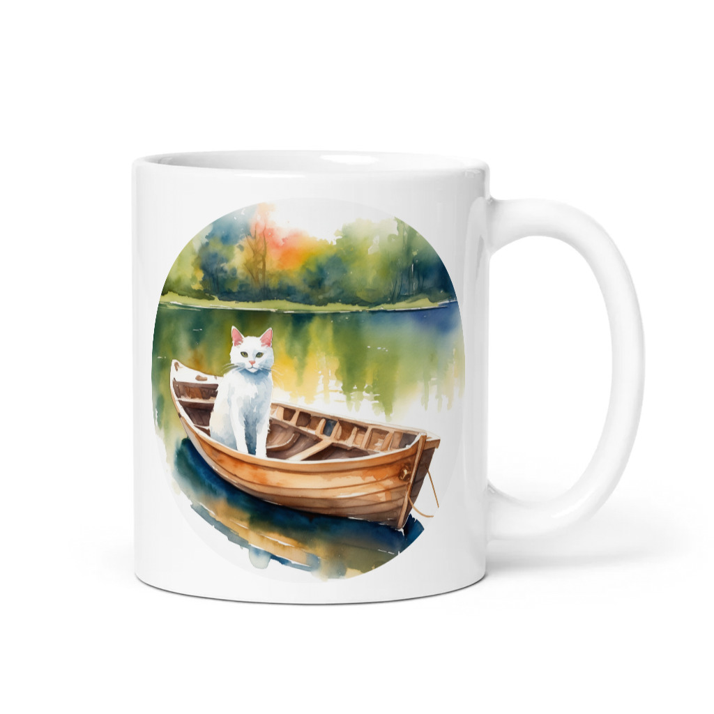 PugMug Custom White Companion Cat Mug