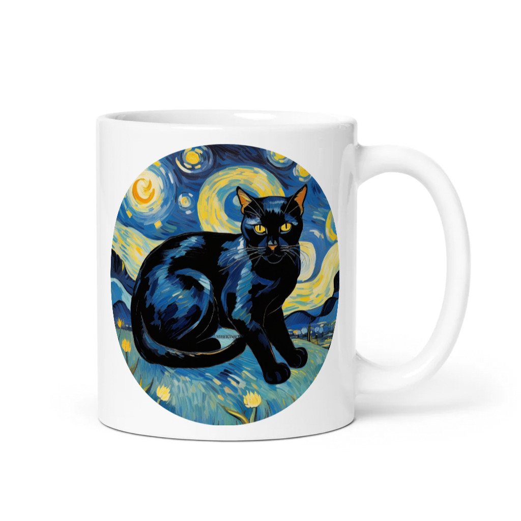 PugMug Custom Black Exotic Cat Mug