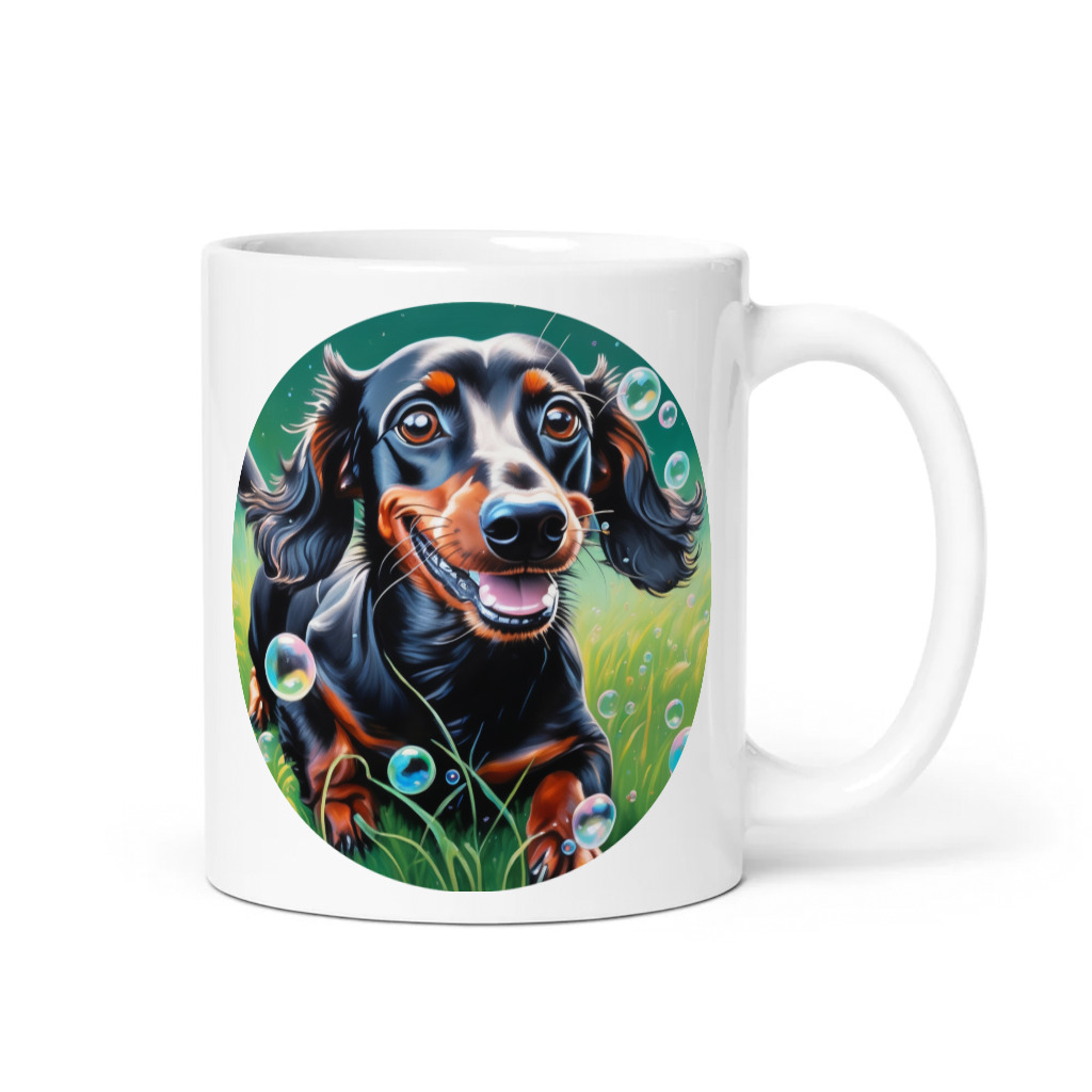 PugMug Custom Black Dachshund Mug