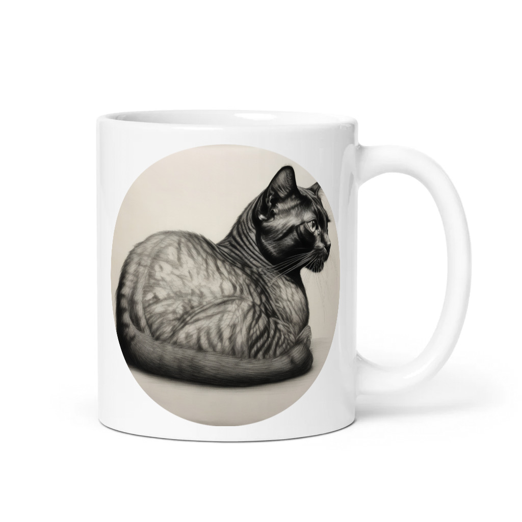 PugMug Custom Black Exotic Cat Mug