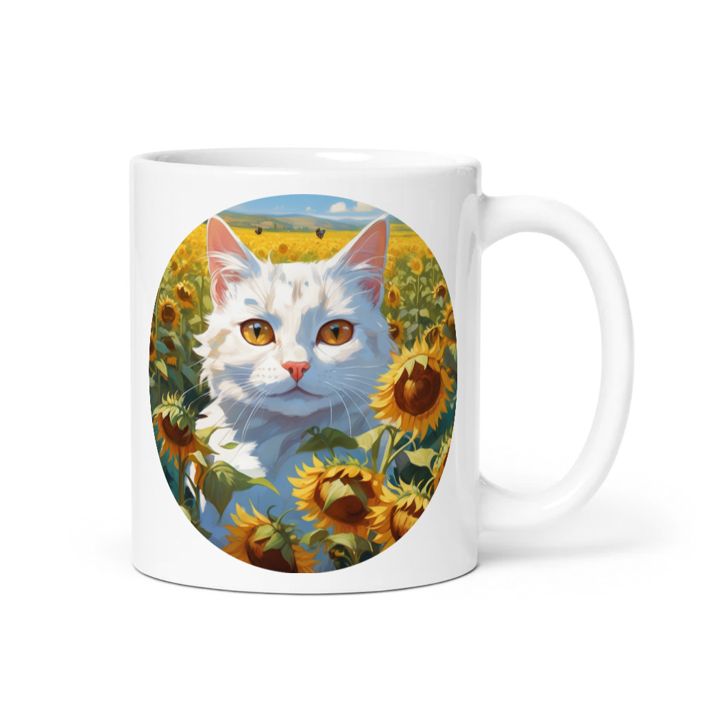 PugMug Custom White Companion Cat Mug