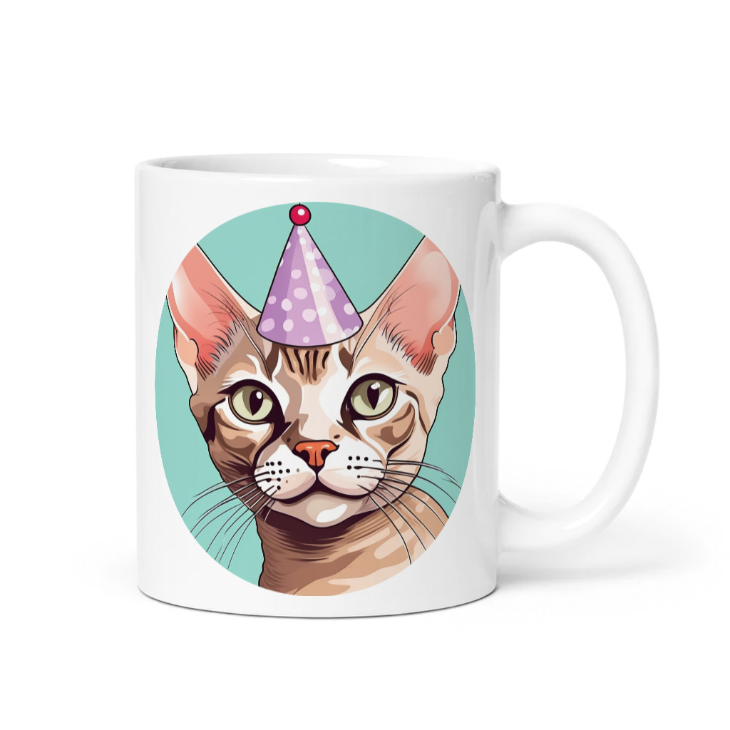 PugMug Custom Tabby Devon Rex Cat Mug