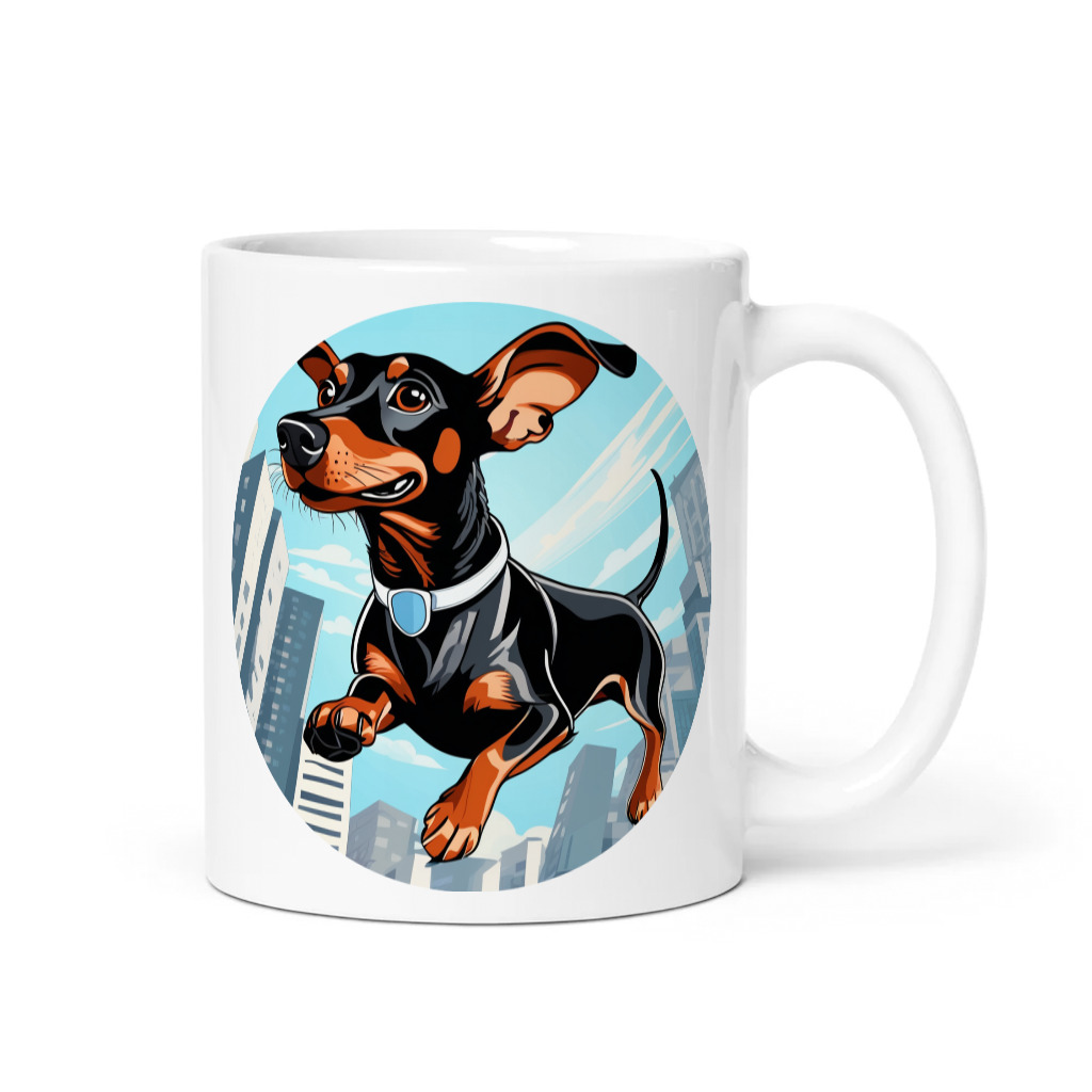 PugMug Custom Black Dachshund Mug