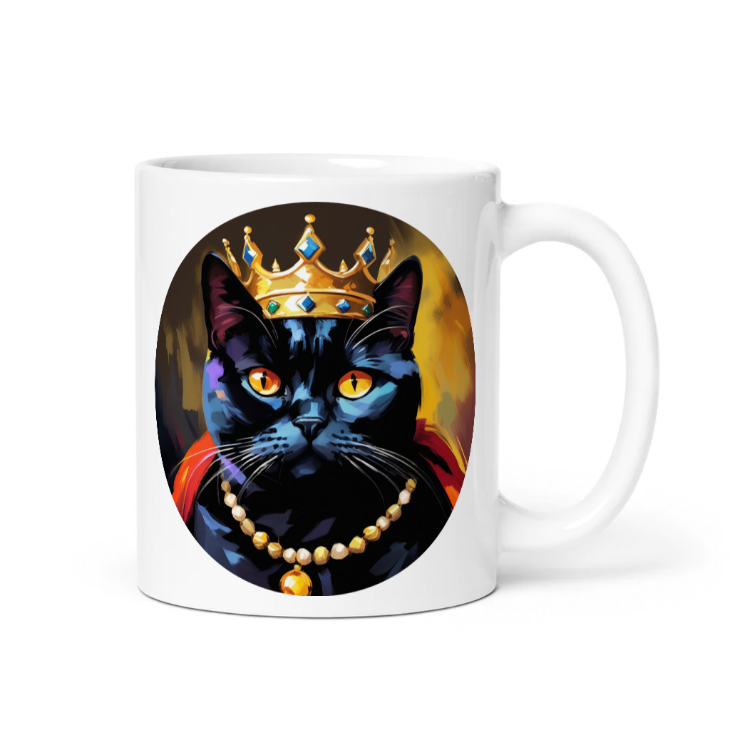 PugMug Custom Black British Shorthair Cat Mug
