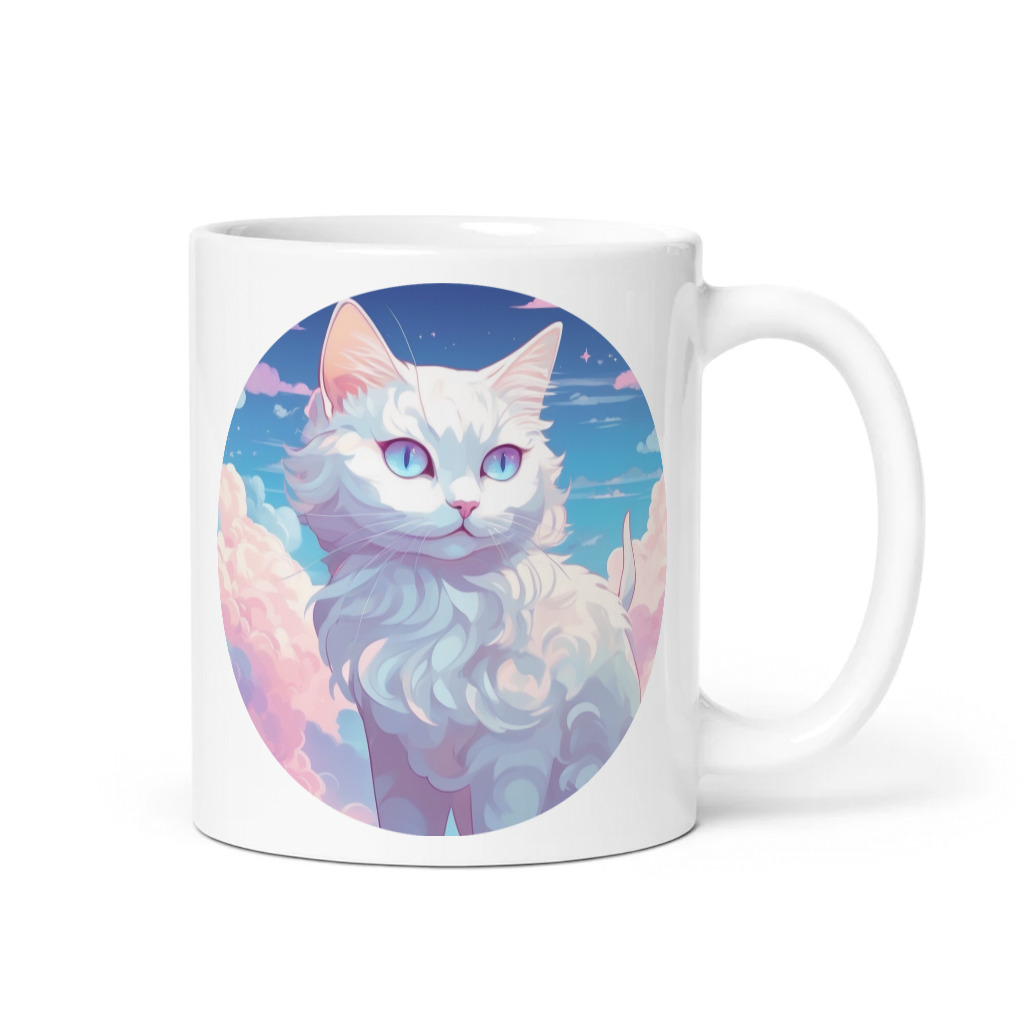 PugMug Custom White Companion Cat Mug