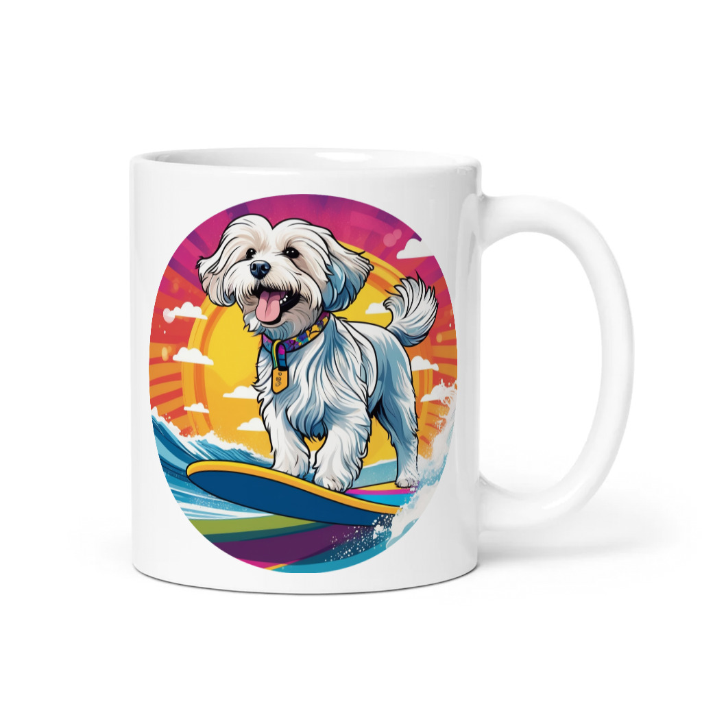 PugMug Custom White Havanese Dog Mug