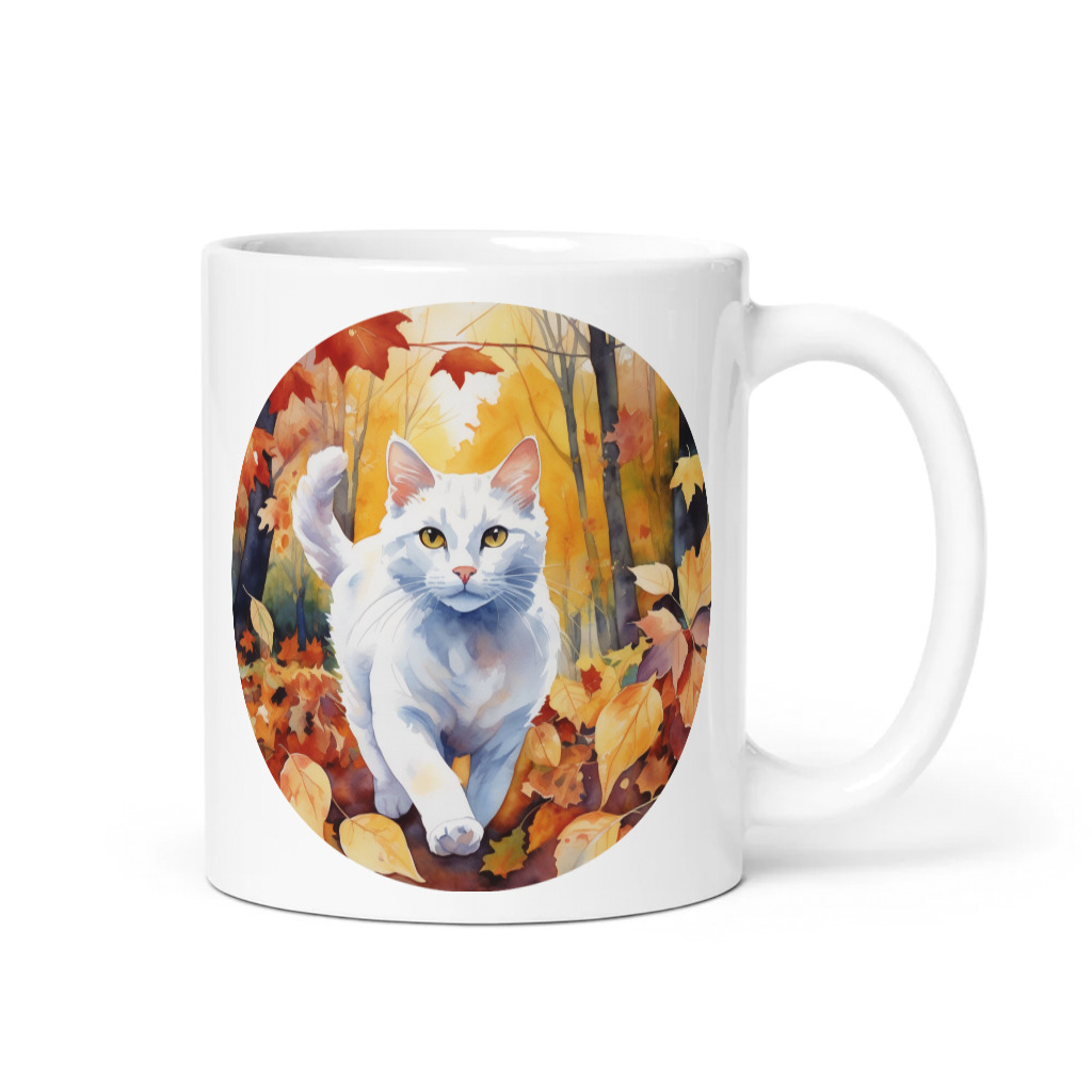 PugMug Custom White Companion Cat Mug