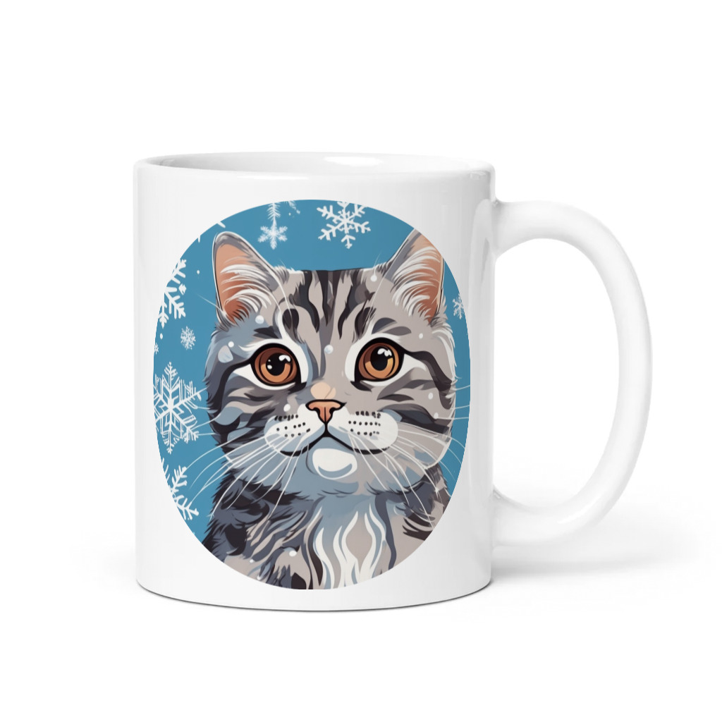 PugMug Custom Tabby Scottish Fold Cat Mug