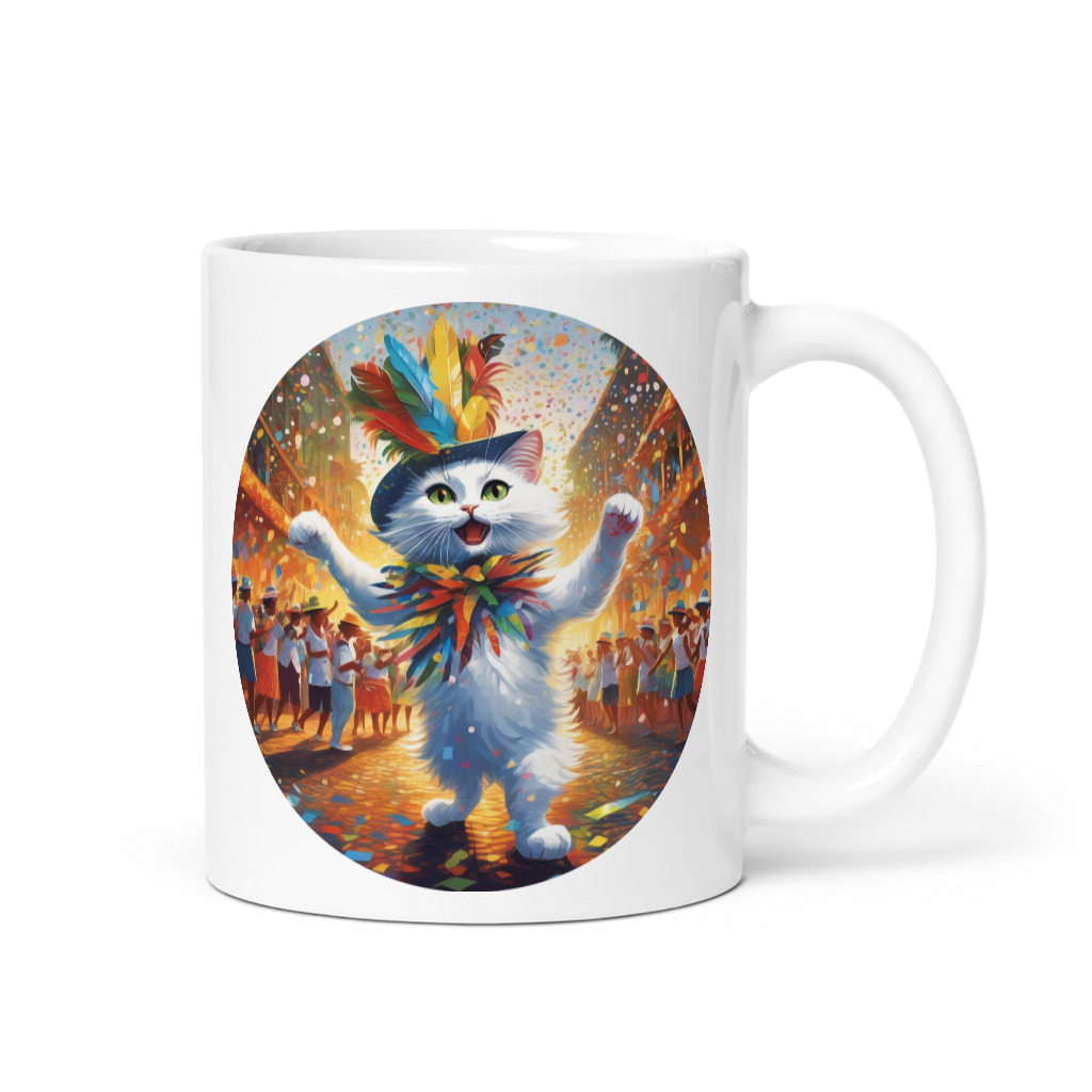 PugMug Custom White Companion Cat Mug