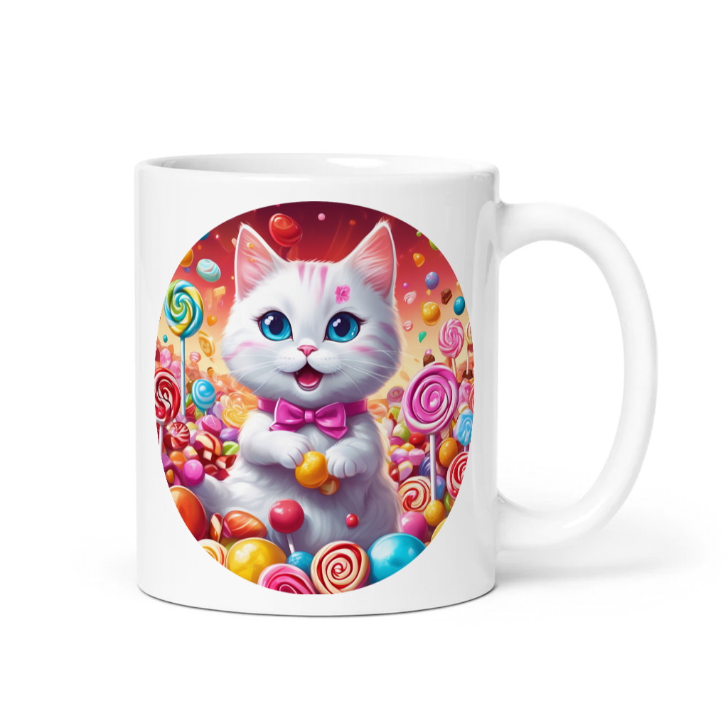 PugMug Custom White Companion Cat Mug