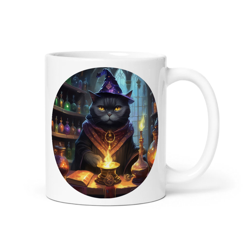 PugMug Custom Black British Shorthair Cat Mug