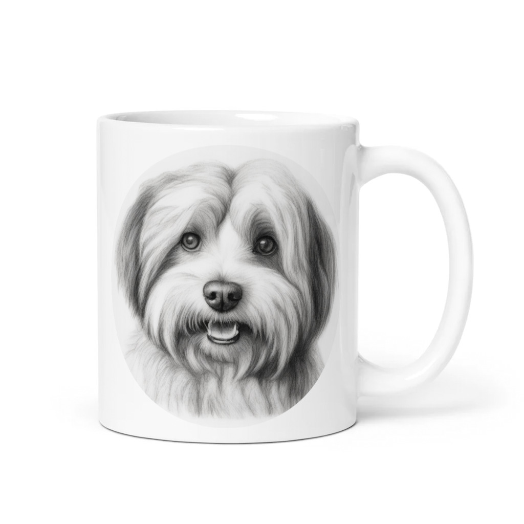 PugMug Custom White Havanese Dog Mug