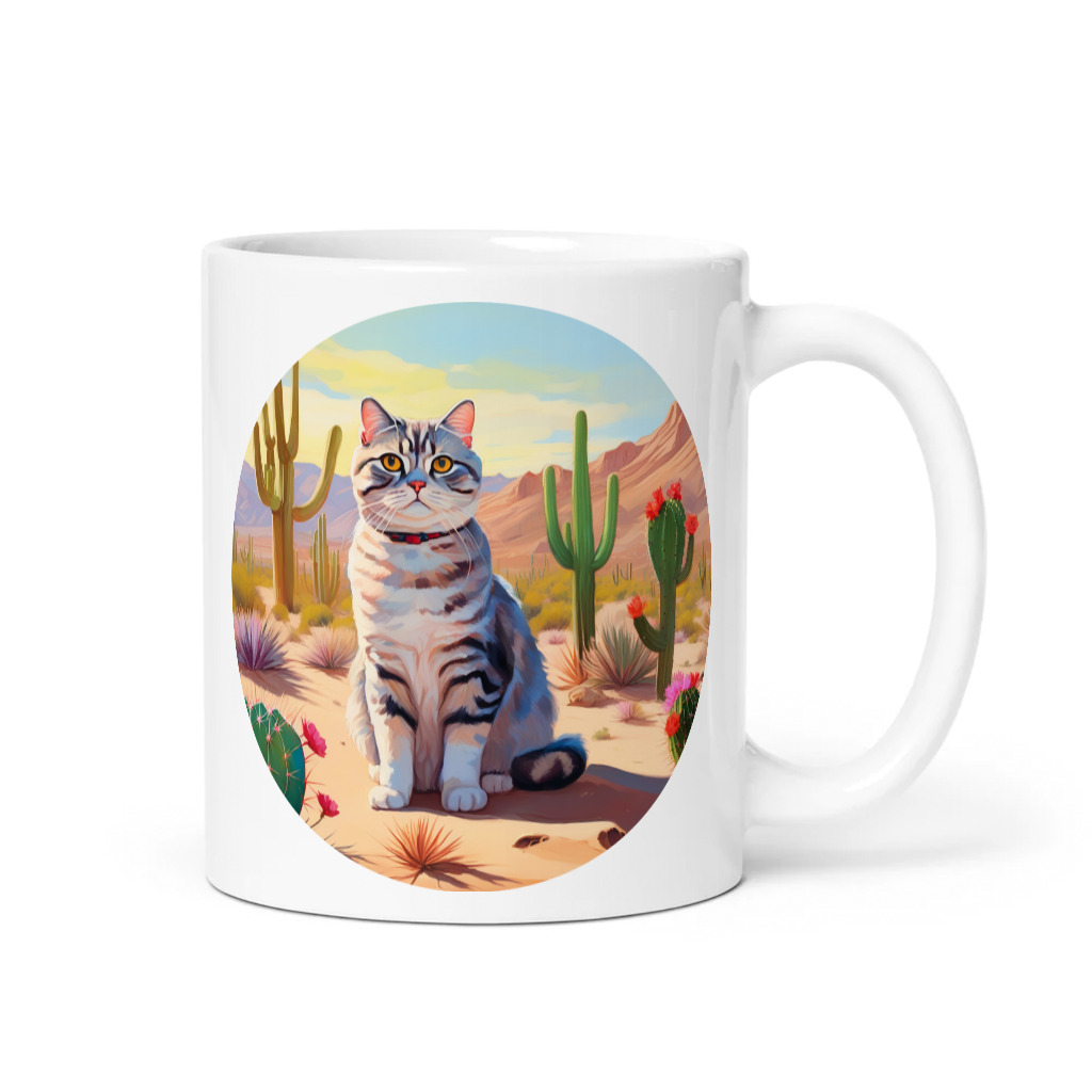 PugMug Custom Tabby Scottish Fold Cat Mug