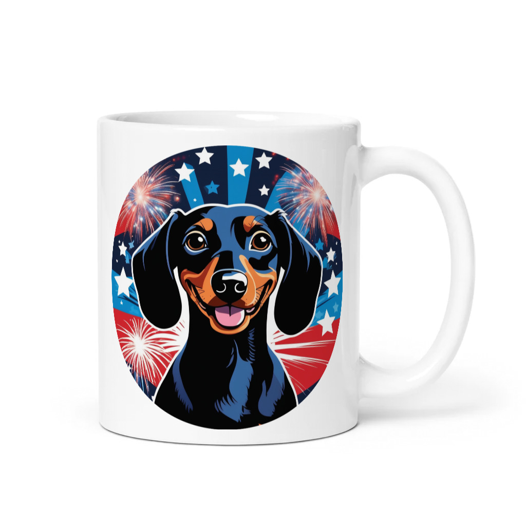 PugMug Custom Black Dachshund Mug