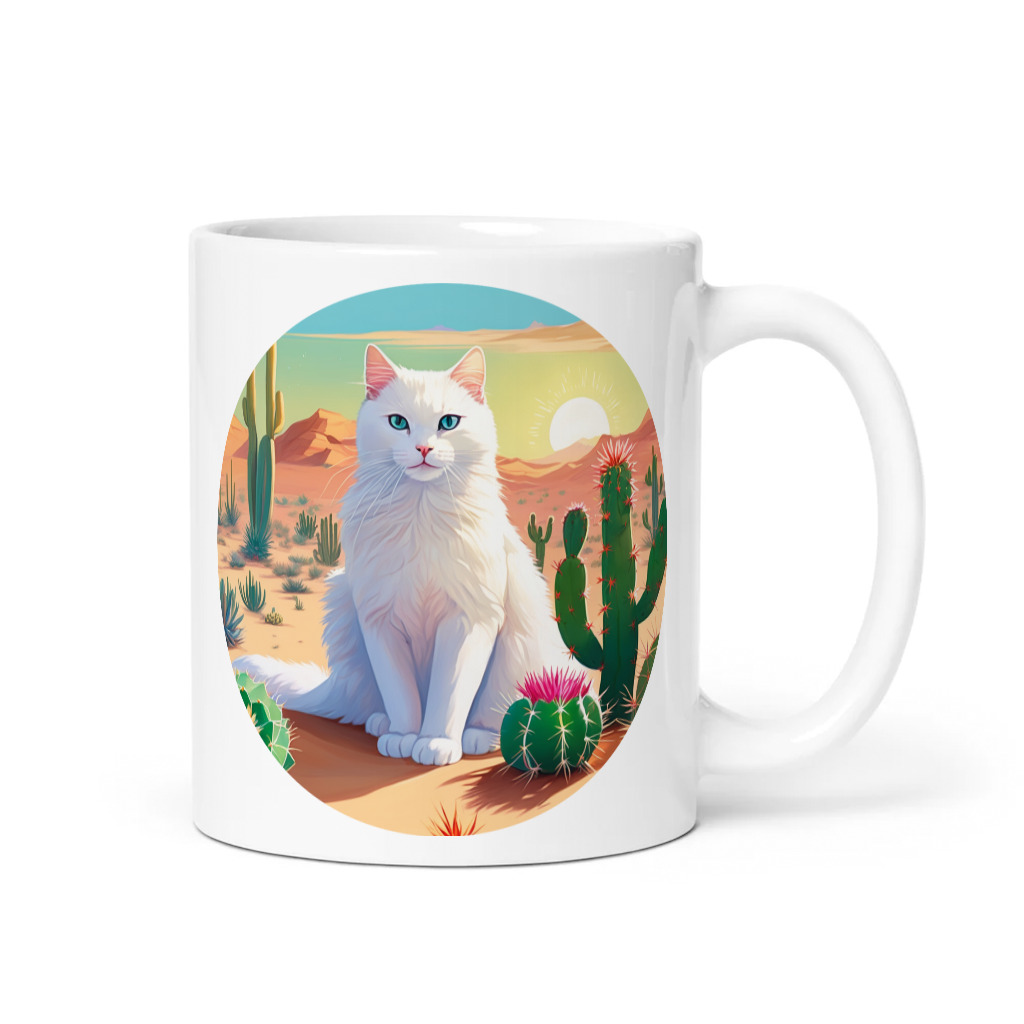 PugMug Custom White Companion Cat Mug