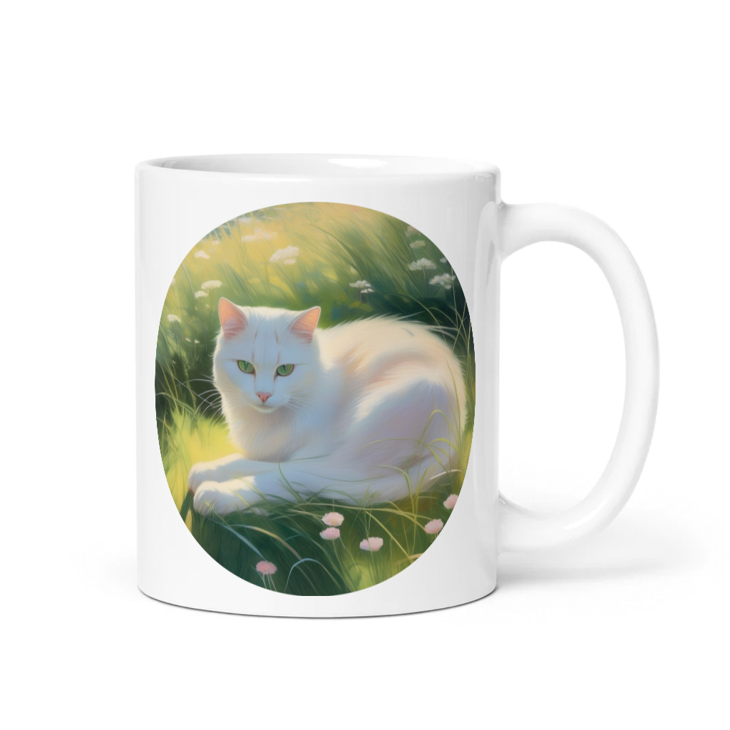 PugMug Custom White Companion Cat Mug