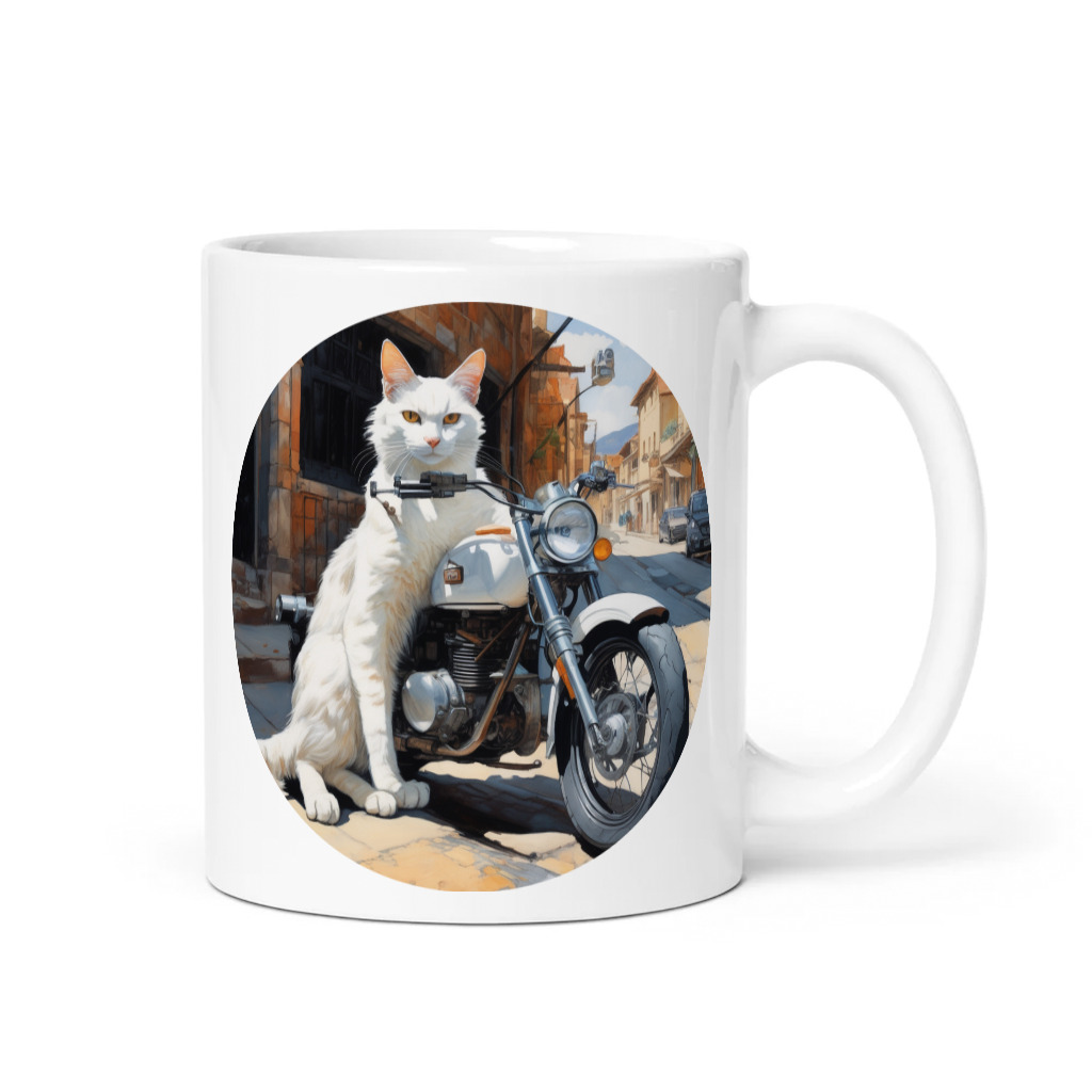 PugMug Custom White Companion Cat Mug