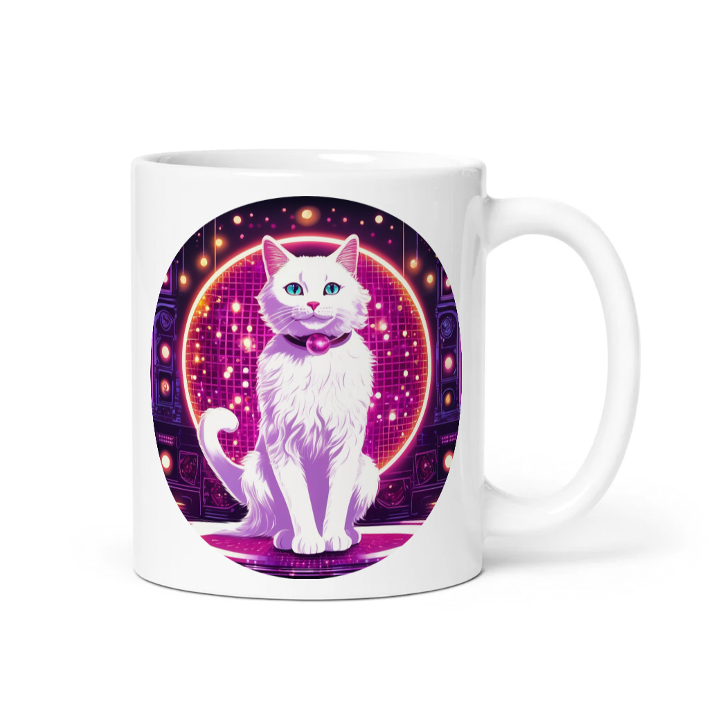 PugMug Custom White Companion Cat Mug