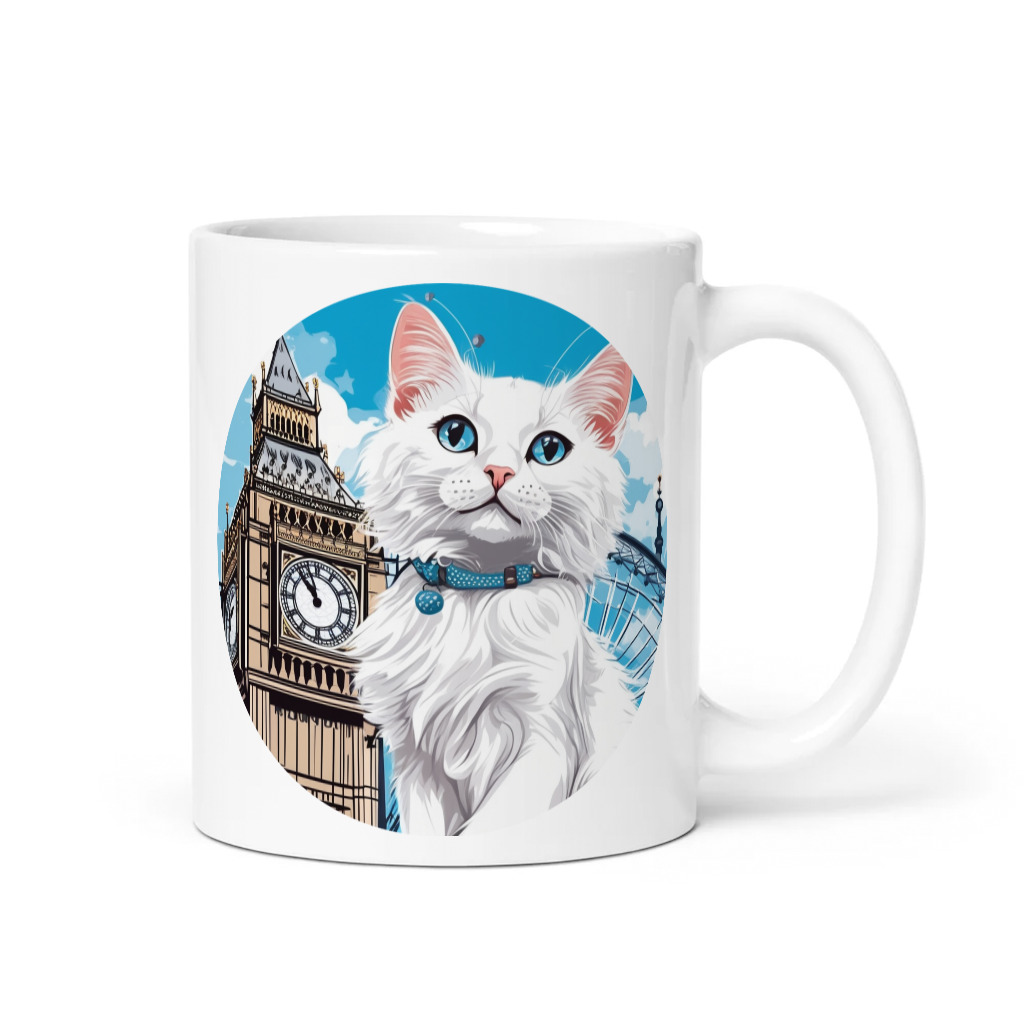 PugMug Custom White Exotic Cat Mug