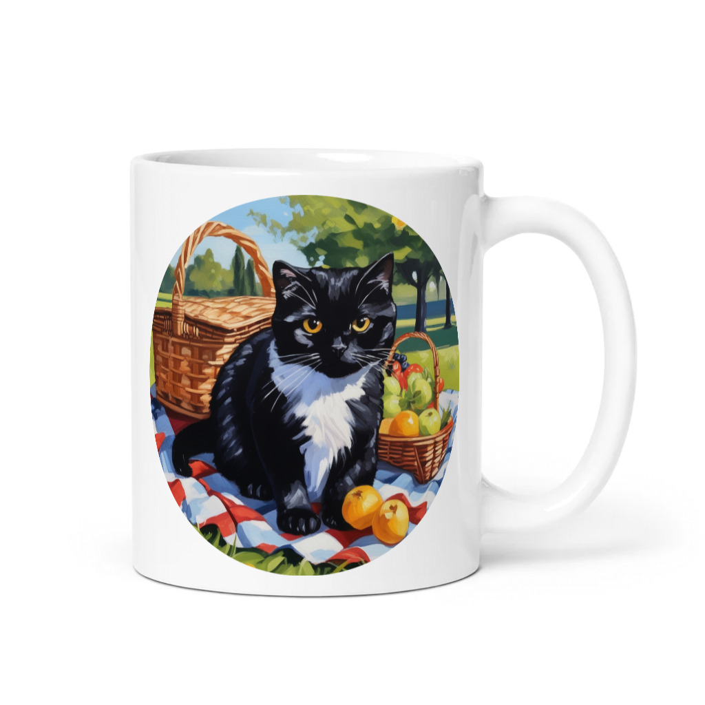 PugMug Custom Black Scottish Fold Cat Mug