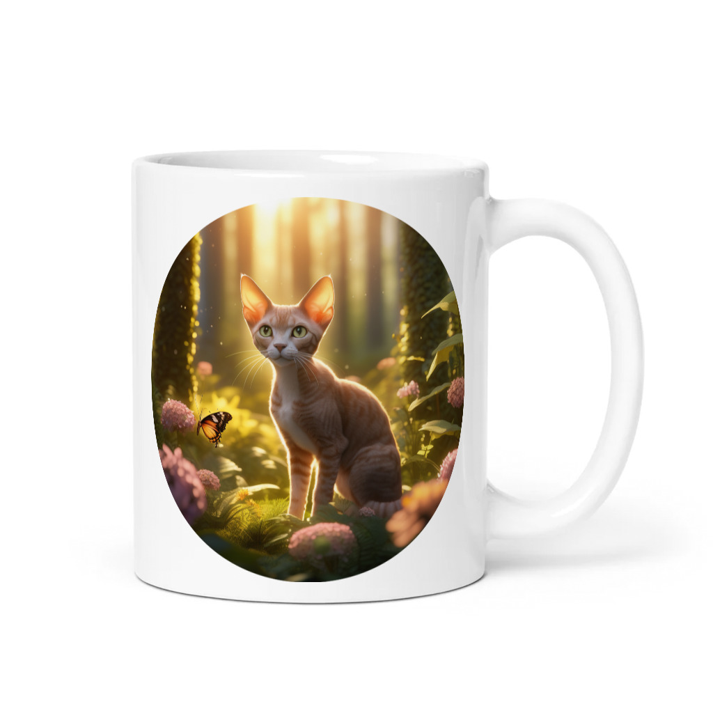 PugMug Custom Tabby Devon Rex Cat Mug