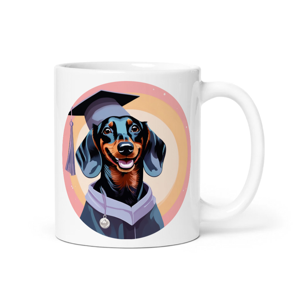 PugMug Custom Black Dachshund Mug