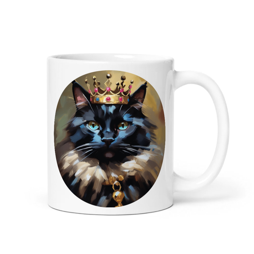 PugMug Custom Black Ragdoll Cat Mug