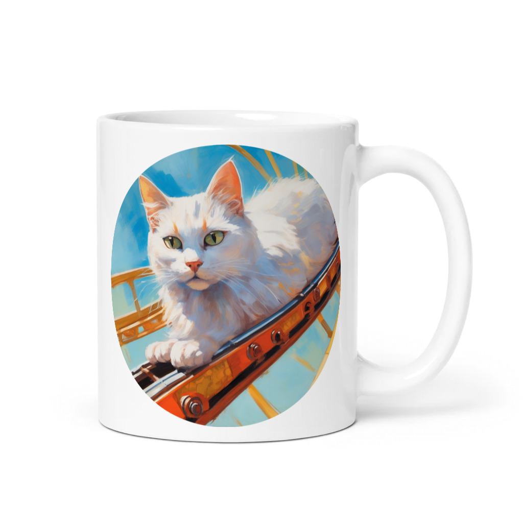 PugMug Custom White Companion Cat Mug