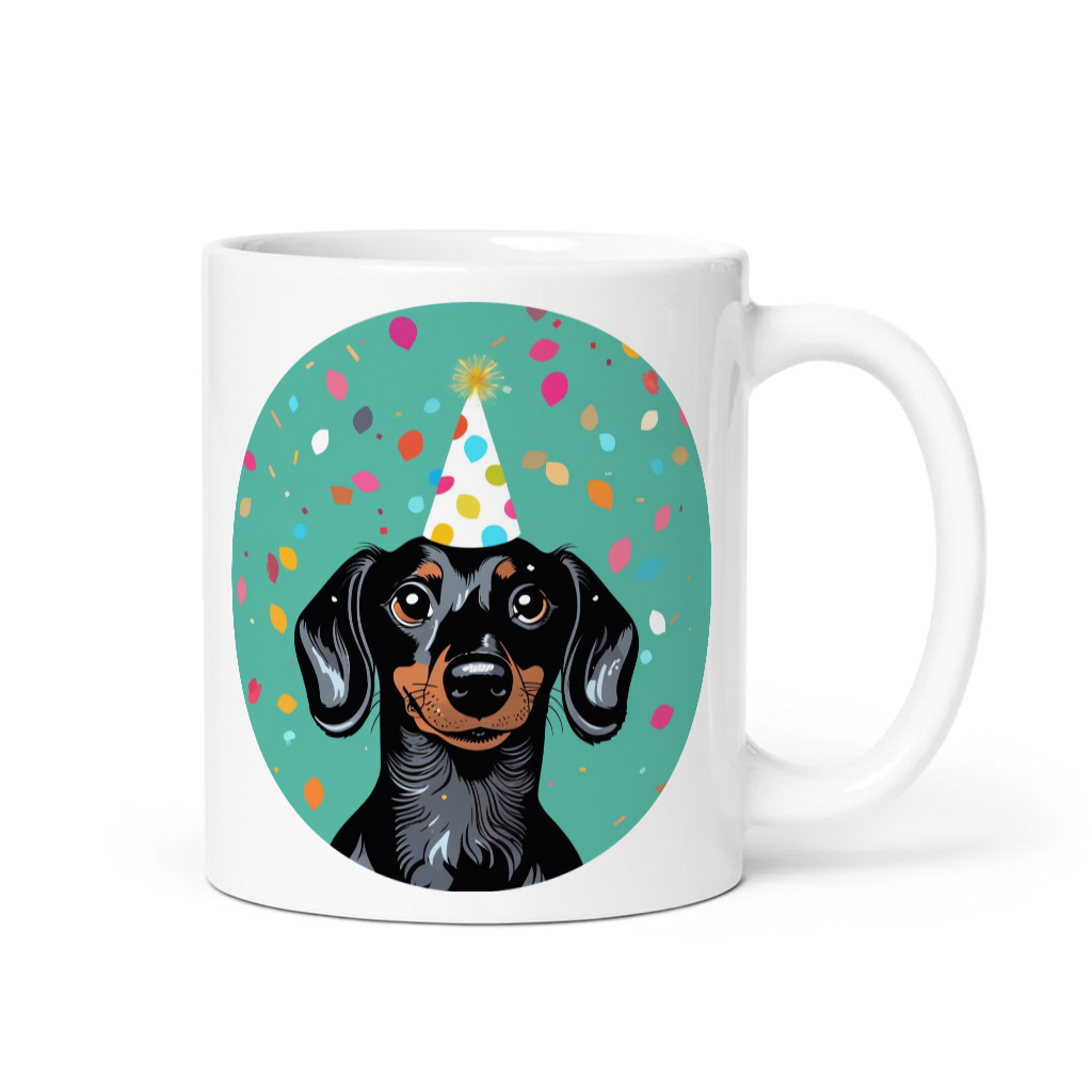 PugMug Custom Black Dachshund Mug