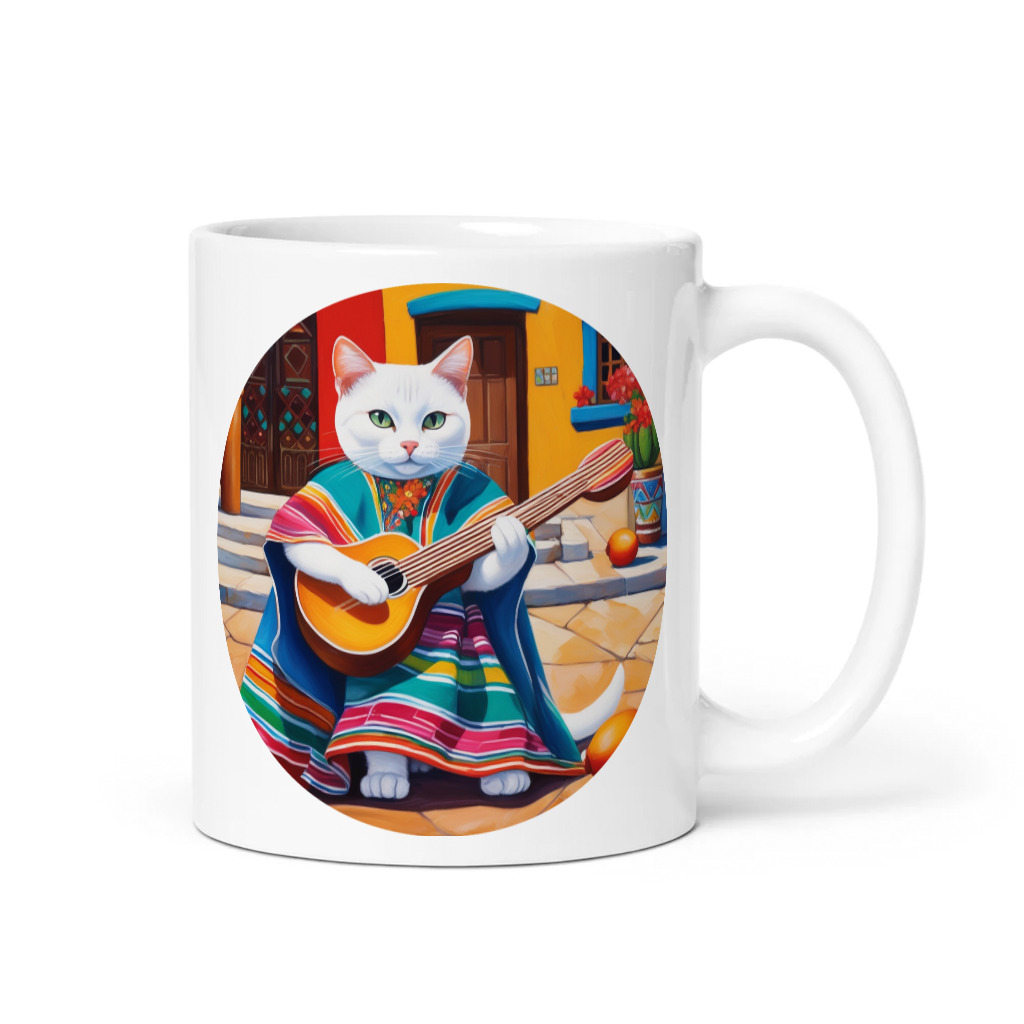PugMug Custom White Companion Cat Mug