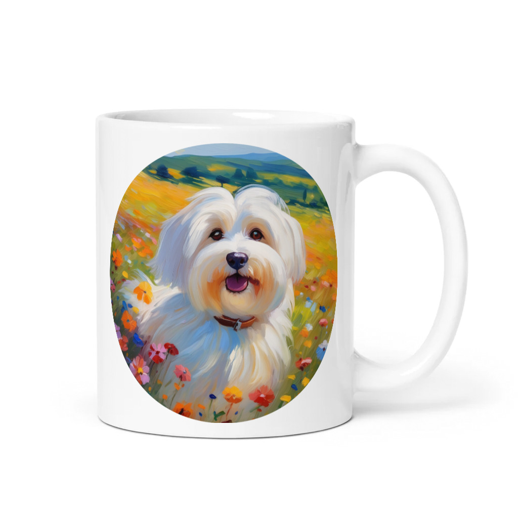 PugMug Custom White Havanese Dog Mug