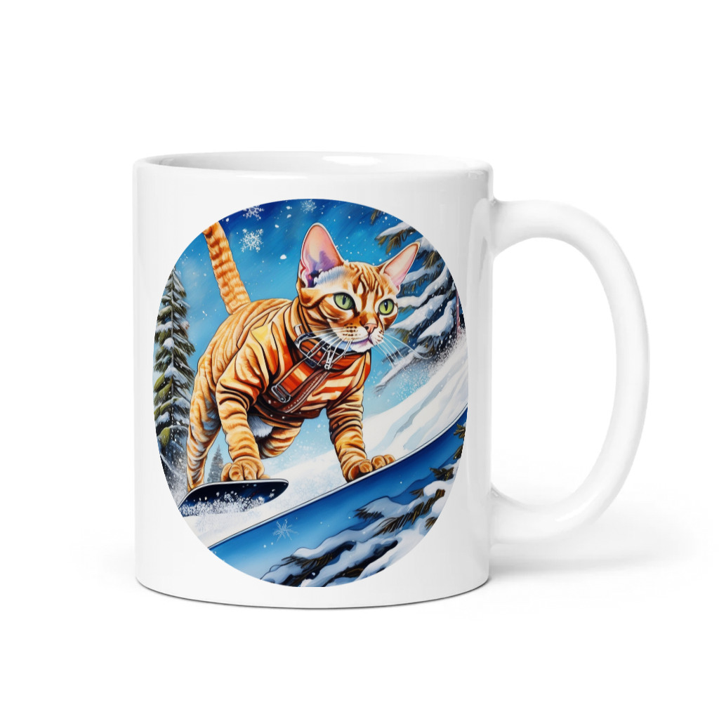 PugMug Custom Tabby Devon Rex Cat Mug