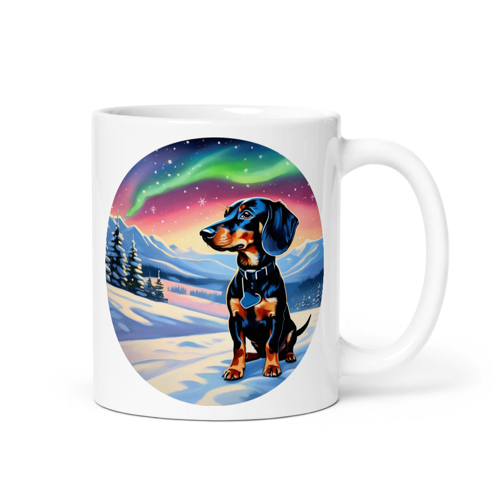 PugMug Custom Black Dachshund Mug