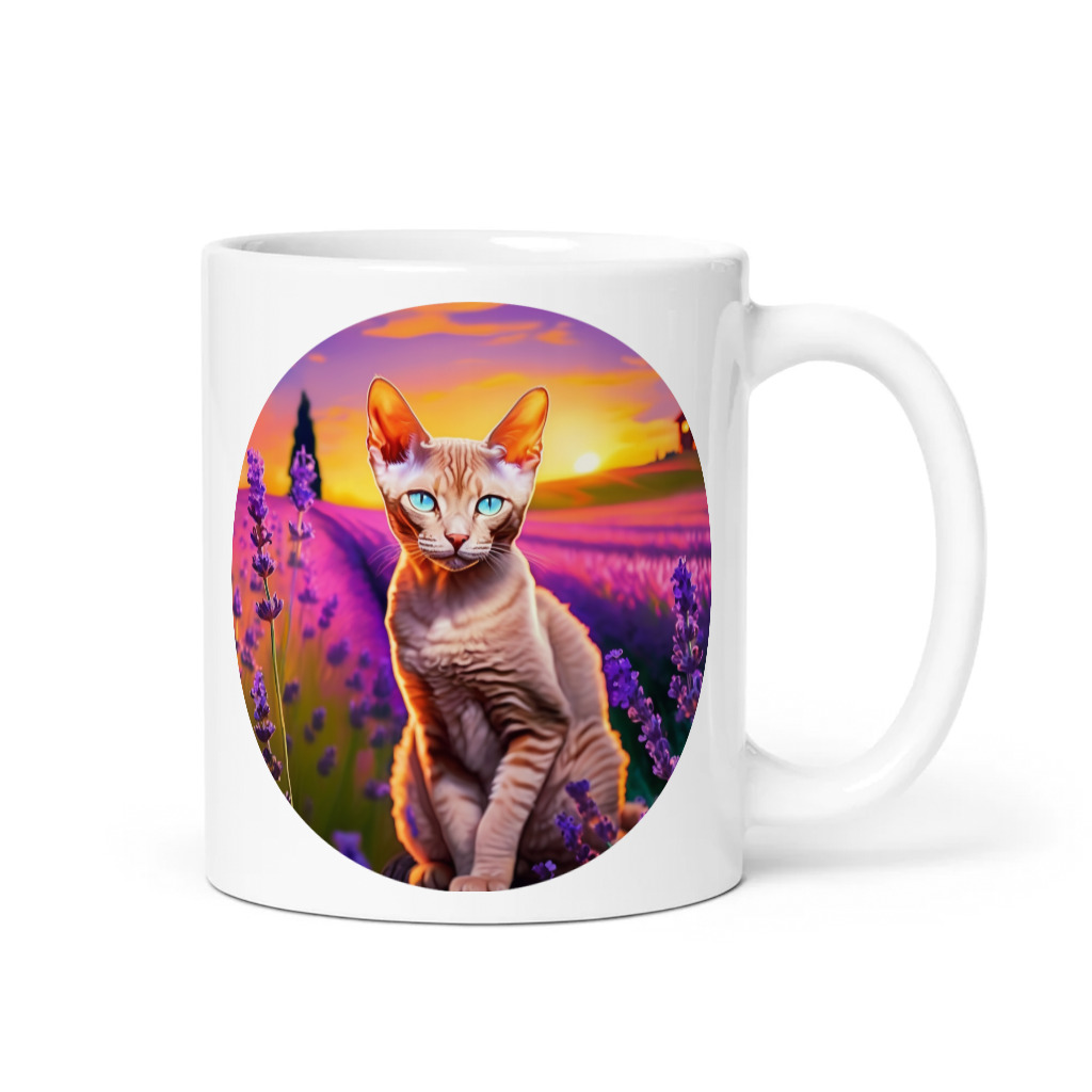 PugMug Custom Tabby Devon Rex Cat Mug