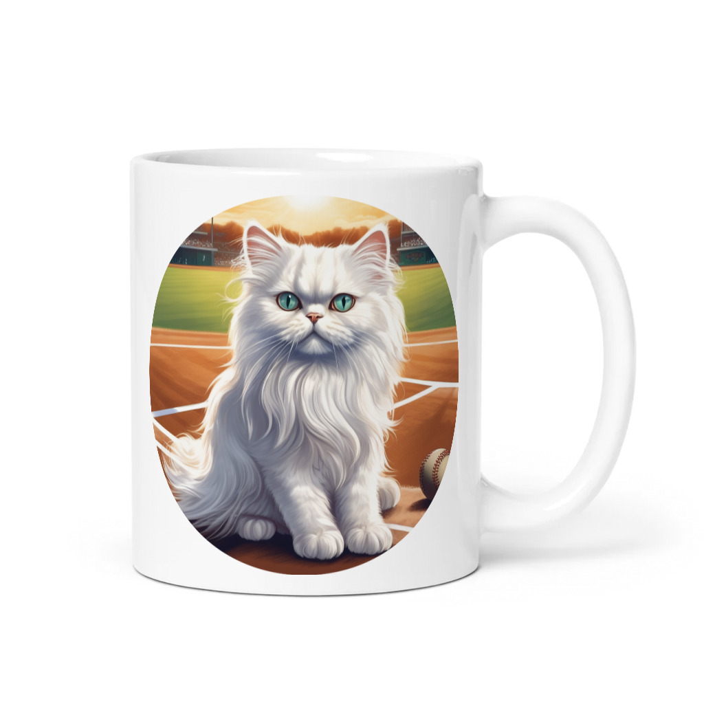 PugMug Custom White Persian Cat Mug