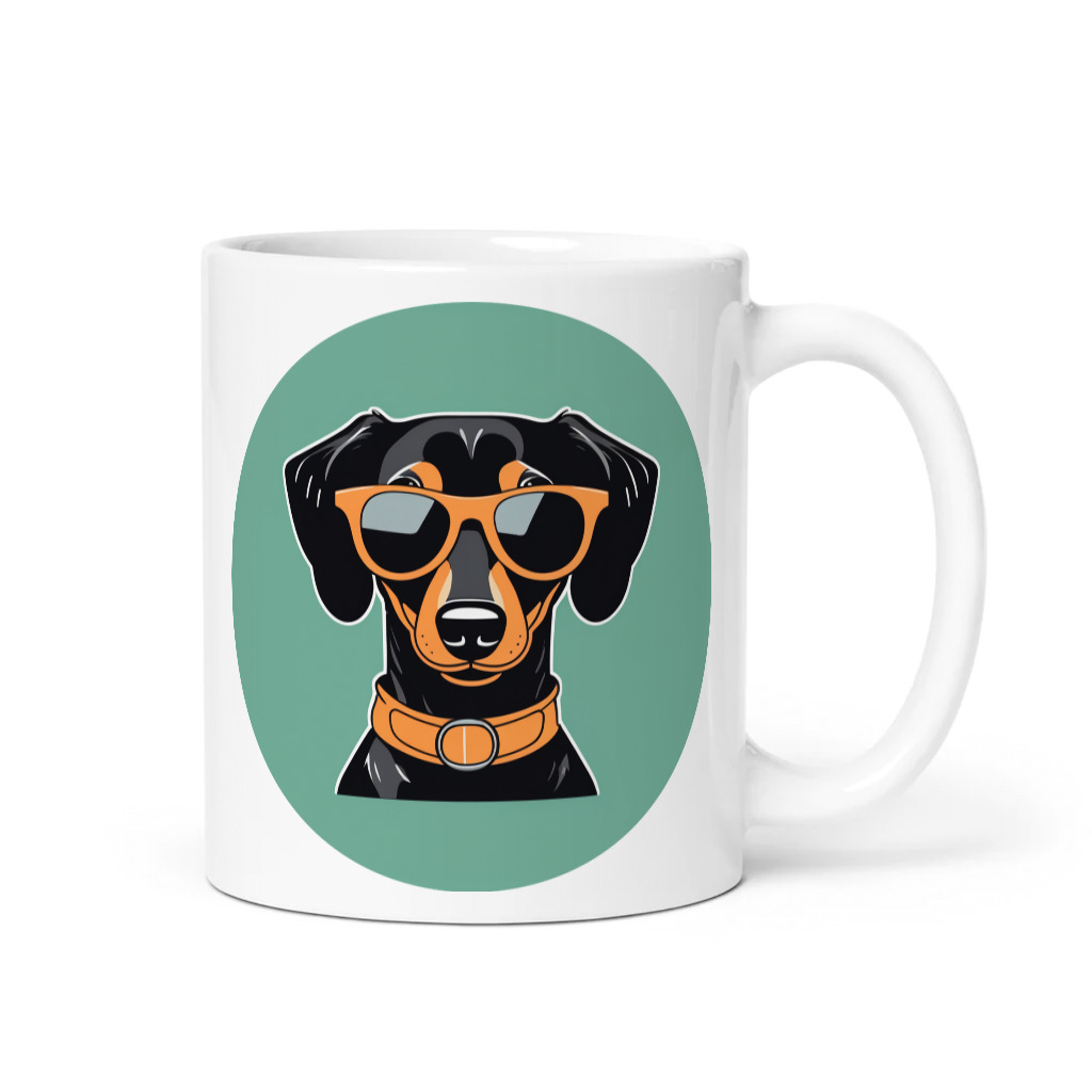PugMug Custom Black Dachshund Mug