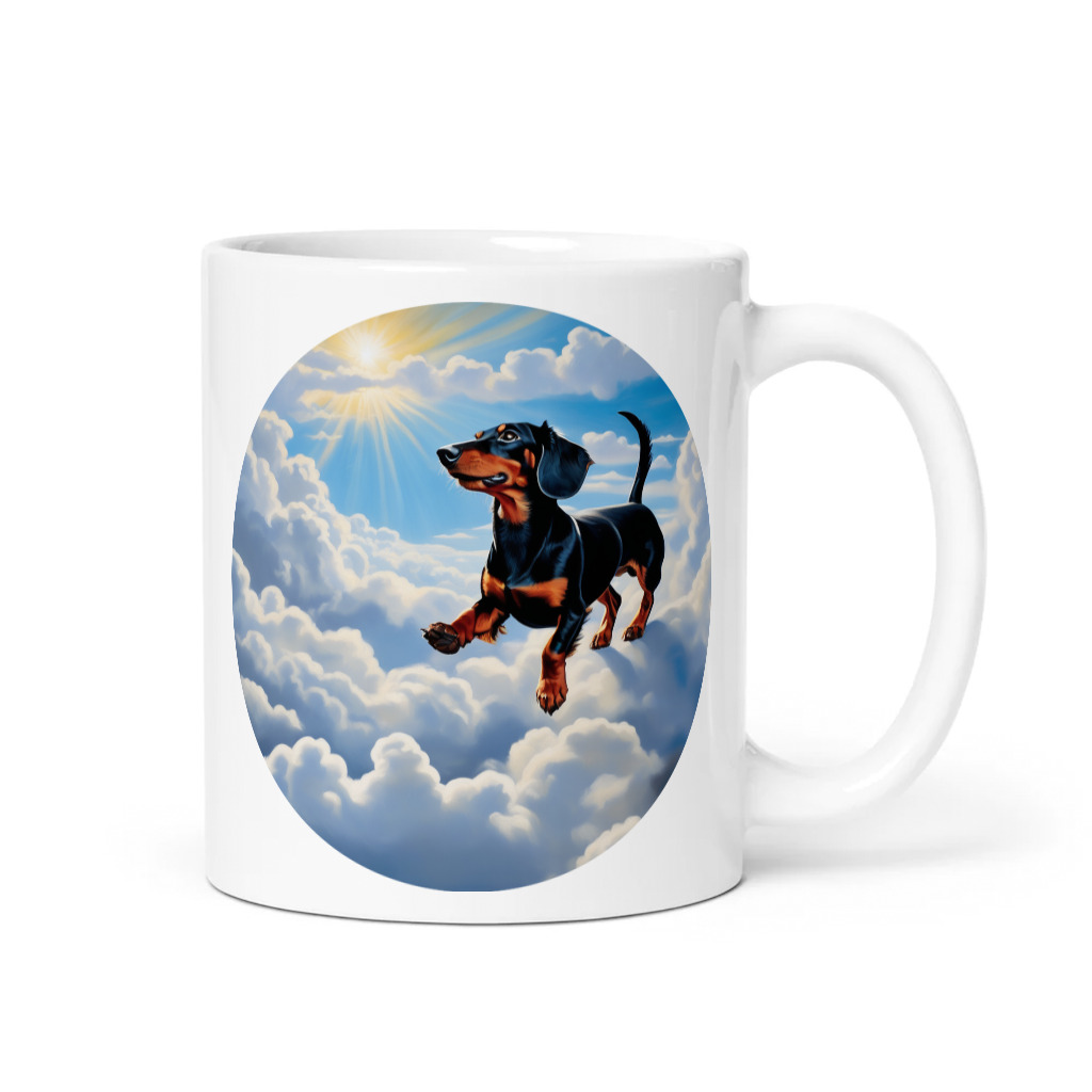 PugMug Custom Black Dachshund Mug