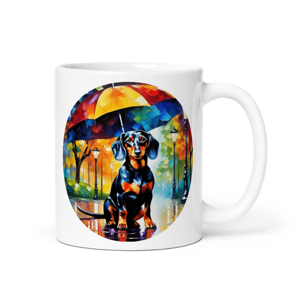 PugMug Custom Black Dachshund Mug