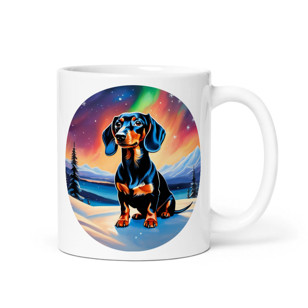 PugMug Custom Black Dachshund Mug