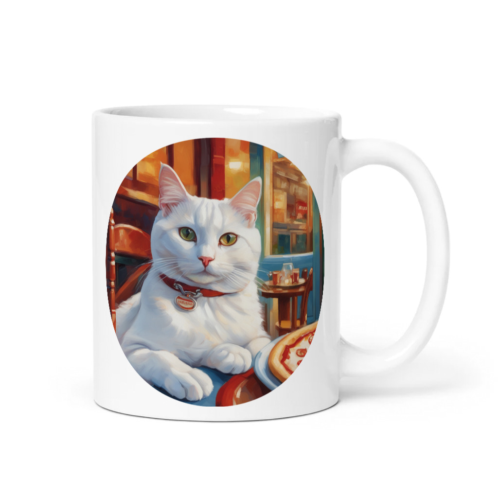 PugMug Custom White Companion Cat Mug