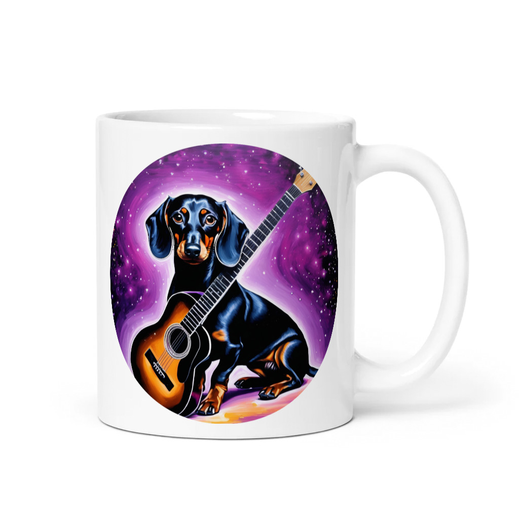 PugMug Custom Black Dachshund Mug