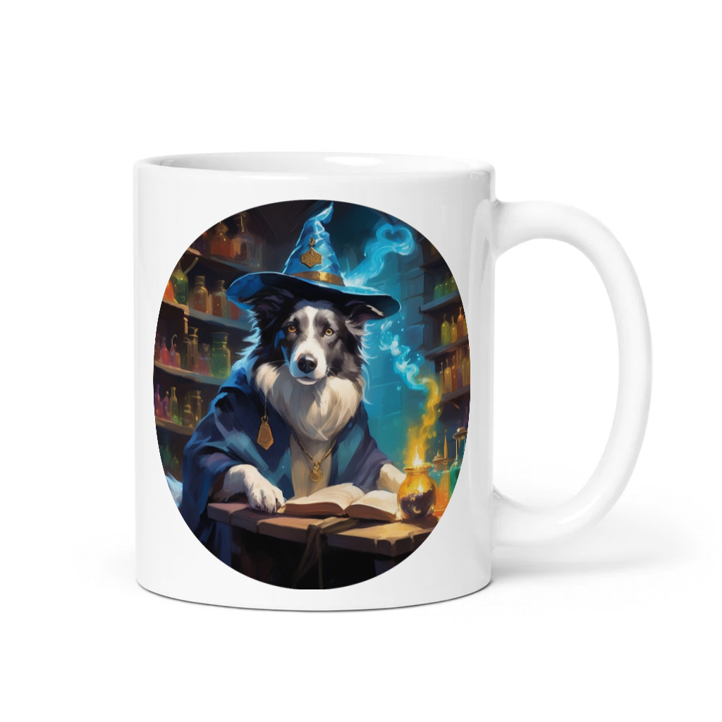 PugMug Custom Blue Merle Border Collie Mug