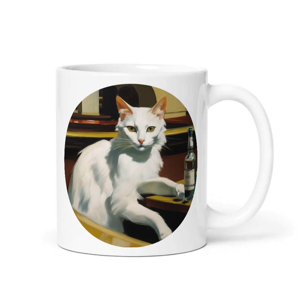PugMug Custom White Companion Cat Mug