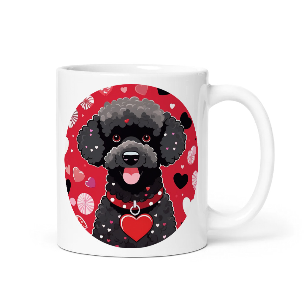 PugMug Custom Black Poodle Mug